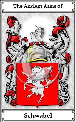 Schwabel Family Crest Download (JPG)  Book Plated - 150 DPI
