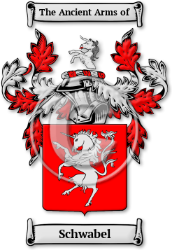 Schwabel Family Crest Download (jpg) Legacy Series - 150 DPI