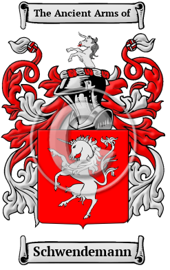 Schwendemann Family Crest/Coat of Arms