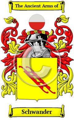 Schwander Family Crest/Coat of Arms