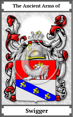 Swigger Family Crest Download (JPG) Book Plated - 600 DPI