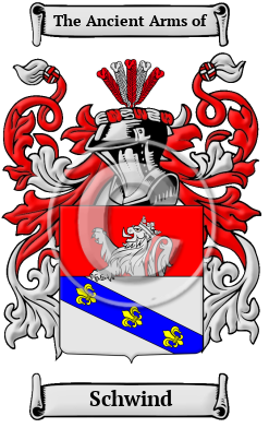 Schwind Family Crest/Coat of Arms