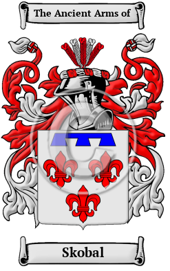 Skobal Family Crest/Coat of Arms