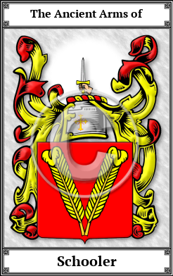 Schooler Family Crest Download (JPG)  Book Plated - 150 DPI