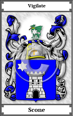 Scone Family Crest Download (JPG)  Book Plated - 150 DPI