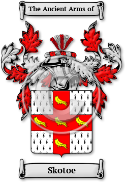 Skotoe Family Crest Download (jpg) Legacy Series - 150 DPI