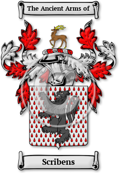 Scribens Family Crest Download (jpg) Legacy Series - 150 DPI