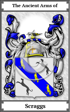 Scraggs Family Crest Download (JPG)  Book Plated - 150 DPI