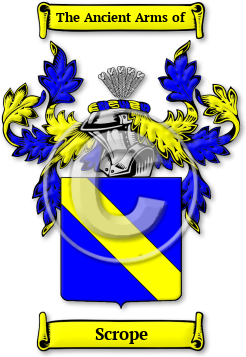 Scrope Family Crest Download (jpg) Legacy Series - 150 DPI