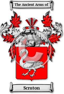 Scruton Family Crest Download (JPG) Legacy Series - 600 DPI