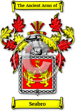 Seabro Family Crest Download (jpg) Legacy Series - 150 DPI