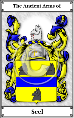 Seel Family Crest Download (JPG)  Book Plated - 150 DPI