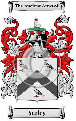 Sarley Family Crest/Coat of Arms