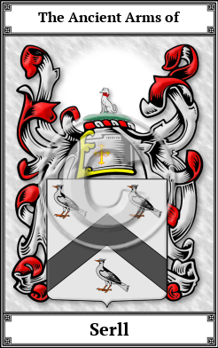 Serll Family Crest Download (JPG)  Book Plated - 150 DPI