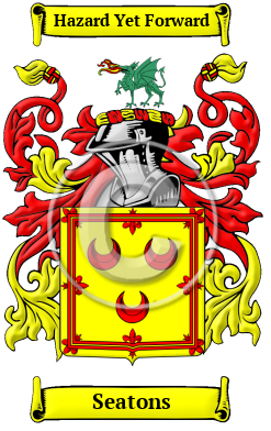 Seatons Family Crest/Coat of Arms