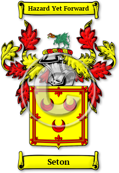 Seton Family Crest Download (jpg) Legacy Series - 150 DPI
