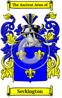 Seckington Family Crest/Coat of Arms