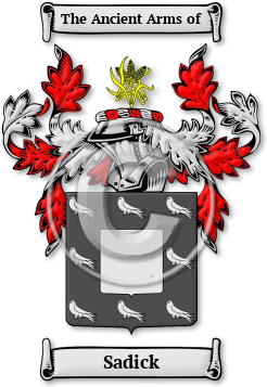 Sadick Family Crest Download (jpg) Legacy Series - 150 DPI