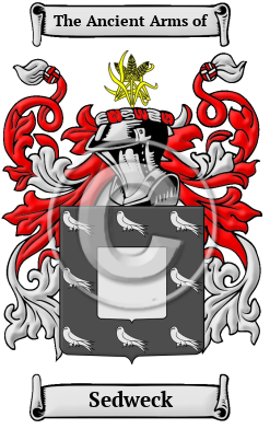 Sedweck Family Crest/Coat of Arms