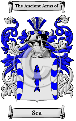 Sea Family Crest/Coat of Arms