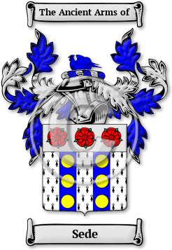 Sede Family Crest Download (JPG) Legacy Series - 600 DPI