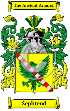 Sephtend Family Crest/Coat of Arms