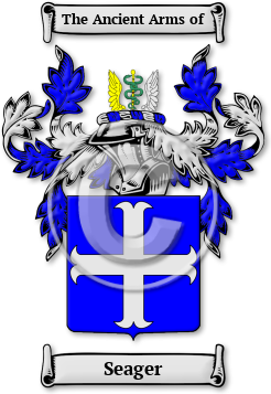 Seager Family Crest Download (JPG) Legacy Series - 600 DPI