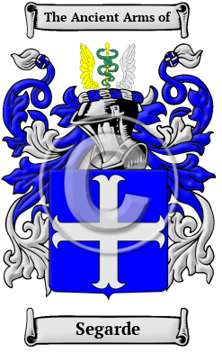 Segarde Family Crest/Coat of Arms