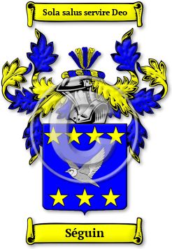 Séguin Family Crest Download (JPG) Legacy Series - 600 DPI