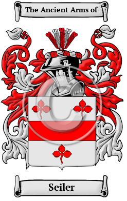 Seiler Name Meaning, Family History, Family Crest & Coats of Arms