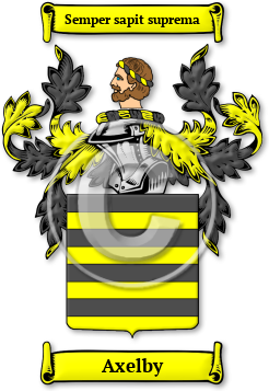 Axelby Family Crest Download (jpg) Legacy Series - 150 DPI