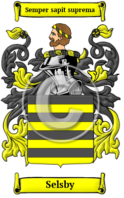 Selsby Family Crest/Coat of Arms