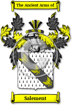 Salement Family Crest Download (jpg) Legacy Series - 150 DPI