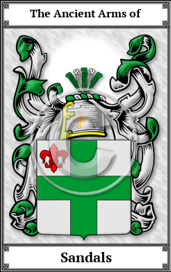 Sandals Family Crest Download (JPG)  Book Plated - 150 DPI