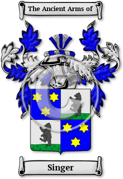 Singer Family Crest Download (JPG) Legacy Series - 600 DPI