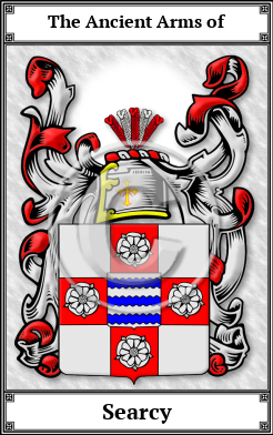 Searcy Family Crest Download (JPG)  Book Plated - 150 DPI