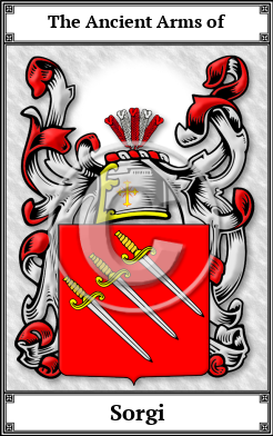 Sorgi Family Crest Download (JPG) Book Plated - 600 DPI