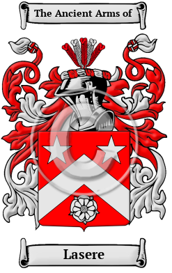 Lasere Family Crest/Coat of Arms