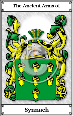 Synnach Family Crest Download (JPG) Book Plated - 600 DPI