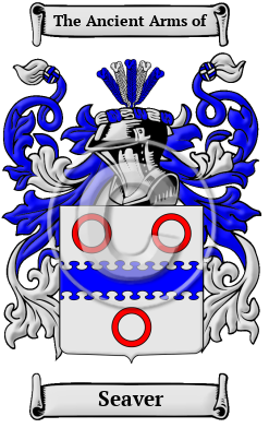 Seaver Family Crest/Coat of Arms