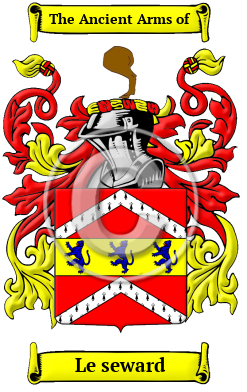 Le seward Family Crest/Coat of Arms