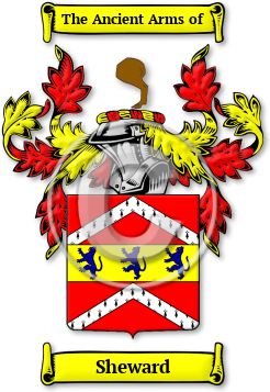 Sheward Family Crest Download (jpg) Legacy Series - 150 DPI