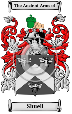 Shuell Family Crest/Coat of Arms