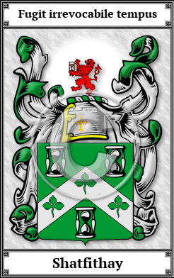 Shatfithay Family Crest Download (JPG) Book Plated - 300 DPI