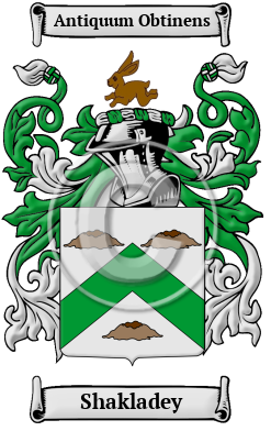 Shakladey Family Crest/Coat of Arms