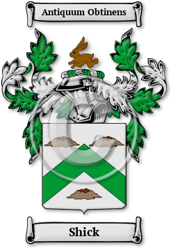 Shick Family Crest Download (jpg) Legacy Series - 150 DPI