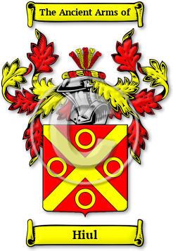 Hiul Family Crest Download (jpg) Legacy Series - 150 DPI