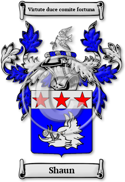 Shaun Family Crest Download (JPG) Legacy Series - 600 DPI