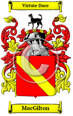MacGilton Family Crest/Coat of Arms