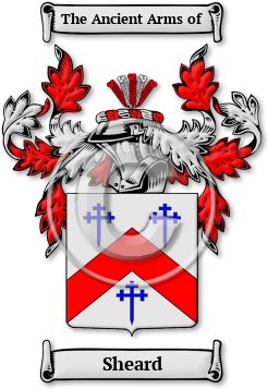 Sheard Family Crest Download (jpg) Legacy Series - 150 DPI